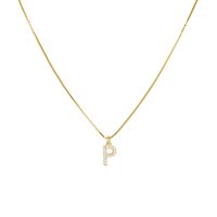 Collana Dilvdò Donna Letters in Argento Zircone CLDOP